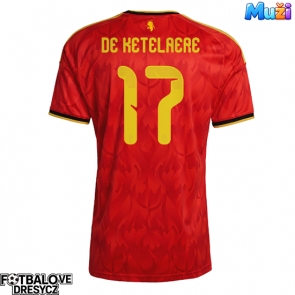 Belgie Charles De Ketelaere #17 Domácí Dres MS 2026 Krátký Rukáv